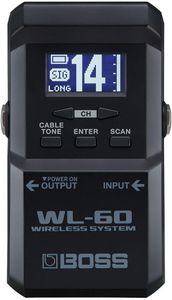 BOSS WL-60 Wireless Guitar System – Compact Transmitter & Receiver