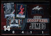 Leaf Metal Football Hobby Jumbo Box 2025