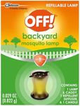 OFF! Refillable Mosquito Lamp, Repels Mosquitoes up to 10 x 10 feet, Protection for up to 6 Hours, 1 Count