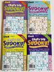 Lot of 4 Crazy for Sudoku Favorites Collection from The Penny Press Puzzles Volume Numbers 96, 111, 112, and 113