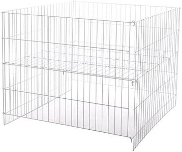 Econoco - Large Storage Bin, Economy Dump Bin, for Commercial or Retail Storage, White Metal Wire