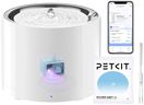 PETKIT Cat Water Fountain, UVC Wireless Pump, APP Control, 1.8L Cat Fountain Stainless Steel, Ultra Quiet, Hygienic Fresh Water for Cats Dogs, 3 Working Mode, Smart LED Light, Activated Carbon Filter