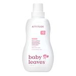 ATTITUDE Baby Fabric Softener Liquid, EWG Verified, Safe for Baby Clothes, Infant and Newborn, Vegan and Naturally Derived Washing Soap, HE Compatible, Unscented, 40 Loads, 1.04 Liter