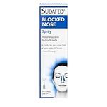 Sudafed Blocked Nose Spray, Relief from Congestion Caused by Head Cold and Allergies, Sinusitis, Helps Clear The Nasal Passage, Lasts Up to 10 Hours and Gets to Work in 2 Minutes, 15 Ml