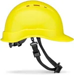 ACERPAL Cap Style Vented Lime Solid Color OSHA Hard Hat with 6 Point Suspension