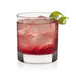 Libbey Heavy Base Rocks Cocktail Glasses, Set of 4, 11Fl oz