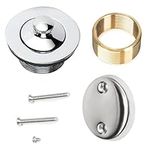 Wholesale Plumbing Supply Conversion Kit Bathtub Tub Drain Assembly, All Brass Construction - Brushed Nickel