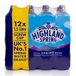 Spring Natural Mineral Water Still/Sparkling 330ml 500ml 750ml 1.5L (Highland 1.5L)