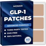 MONIER GLP-1 Patches for Women & Men | GLP1 Patch with Berberine, L-Glutamine, Garcinia Cambogia, Resveratrol | 60 Days Supply