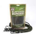 BCB CM031 Green Heavy Duty Elasticated Bungee Cord 1M Pack of 4