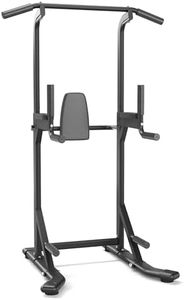 Garvee Pull Up Bar Free Standing Workout Equipment, Power Tower Dip Station for Home Gym, 450LBS Weight Capacity Strength Training Fitness Equipment