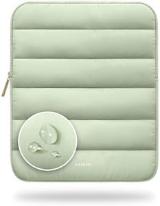 Vandel - The Original Puffy iPad Sleeve 9-11 Inch Tablet Sleeve, Green iPad Case for Women and Men, Cute iPad Air Pouch, iPad 9 10 Inch, 11 Inch Bag