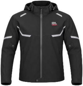 KEMIMOTO Motorcycle Jacket 2-in-1 Detachable Liner CE Armor All Season