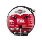 Briggs & Stratton 8BS100 100-Foot Premium Heavy-Duty Rubber Garden Hose