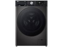 EZDispense™ 10kg Washing Machine with 1400 rpm, A Energy Rated, TurboWash™360, Steam™ in Black Metallic