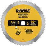 DEWALT Circular Saw Blade, 6 1/2 Inch, 90 Tooth, Vinyl Cutting (DW9153)