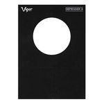 Viper by GLD Products Defender III Extended Length Dartboard Surround Wall Protector, Black, One Size