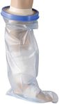 DMI Waterproof Cast Cover, Wound Barrier & Bandage Protector, Reusable with a Watertight Seal for Baths and Pools, Fits Pediatric or Child Leg up to 18 inches in Length, Medium Leg (Pack of 50)