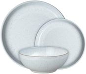 Denby - White Speckle Coupe Dinner 