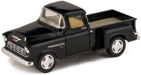 Black 1955 Chevy Stepside Pick-Up D