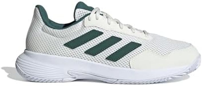 adidas Unisex Court Spec 2 Tennis Shoes, White/Collegiate Green/Cloud White, 11 UK