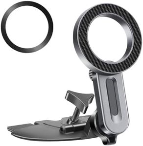 EEEKit Magnetic CD Slot Phone Mount, 20 Strong Magnets CD Player Car Phone Holder for Magsafe Cases and All Smartphones