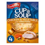 Batchelors Cup a Soup Chicken and Vegetable with Croutons, 3.88 oz ℮ 110 g