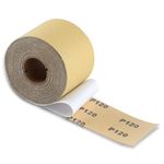 SPEEDWOX 120 Grit Sandpaper Roll Self Adhesive PSA Stickyback Sand Paper 2-3/4" Wide 10 Yard Long Sandpaper Sheets for Automotive & Woodworking Air File Long Board Sanders Metal Plastic Sanding Blocks