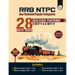 PW RRB NTPC 28 Previous Year Solved Papers CBT - I & 2 (2016-2022) English Medium