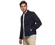 Tommy Hilfiger Men's Lightweight Microtwill Golf Jacket (Standard and Big & Tall) Denim, Deep Navy, Medium