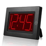 Battery Operated Digital Clock For Living Room