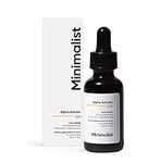 Minimalist 2% Alpha Arbutin Serum for Pigmentation & Dark Spots Removal | Antipigmentation Face Serum For Men & Women with Hyaluronic Acid to Remove Blemishes, Acne Marks & Tanning, Transparent, 30 ml