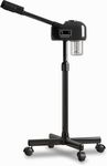 Professional Facial Steamer with LCD Screen, Timer, for Salon SPA Face Care, Height Adjustable, Black