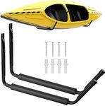 Yes4All Heavy Duty Surfboard/Kayak Wallmount Rack/Garage Storage Heavy Duty Hooks/Indoor and Outdoor Canoe, Bike Kayak Storage Hook