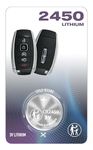 Replacement CR2450 2450 Remote Smart Key Keyless Entry Fob OEM fits (2017-2021) for Lincoln Continental MKC MKZ MKZ Nautilus Navigator (with FCC ID: M3N-A2C940780) Fix DIY Replacement