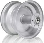 JMCHstore 6'' Wheel Rim for Coleman CT100U CC100X Mini Bike (Silver, Rear Rim)