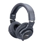 CLAW SM Professional Studio Monitoring DJ Wired Over Ear Headphones with 2 Detachable Cables (2.8m Coiled Cable & 1.2m Straight Cable with Mic and in-line Controls) (SM70)