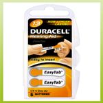 Duracell V13 6-BL (PR48/DA13) Zinc Air 1.4V Non-Rechargeable Battery - Non-Rechargeable Batteries (Zinc Air, Button/Coin, 1.4V, 6pc(s), 310mAh, 5.4mm)