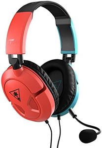 Turtle Beach Recon 50 Red/Blue Gaming Headset for Nintendo Switch, Xbox Series X|S, Xbox One, PS5, PS4, PC & Mobile with 3.5mm Connection