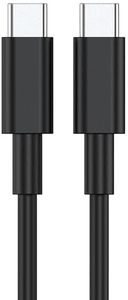 Type-C To Type-C Cable For Motorola Edge 50 Pro Original USB Data & Charging Cable PD Dash WRAP Fast Charging 60W High Speed Rapid Fast Turbo QC 3.0 Charging Cable (Black, 4Amp, STL.C)