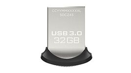 SanDisk Ultra Fit CZ43 32GB USB 3.0 Low-Profile Flash Drive Up to 130MB/s Read- SDCZ43-032G-G46