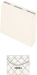 KINGS IN BAG 22 Bag Shaper Insert, Luxury Bag Shaper Pillow Compatible with Chanel 22 Bag Large, Soft Silk Surface with Memory Foam Inner without Overfull (Craie, 22Bag Large)