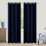 KOUFALL Navy Blue Blackout Curtains