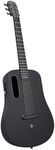 LAVA ME AIR Portable Carbon Fiber Electric-Acoustic Guitar. Travel Guitar for Beginners with Onboard Effects and Magnetic Pickup. Black