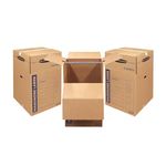 Bankers Box SmoothMove Wardrobe Moving Boxes, Tall, 24 x 24 x 40 Inches, 3 Pack (7711001)