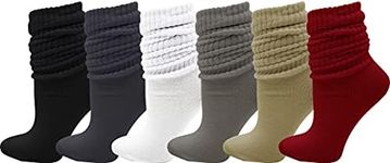 Winterlace 6 Pairs Slouch Socks for