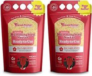 Sweet-Seed 2-Pack Hummingbird Nectar, 1.5 L (50.7 oz) - Ready to Use, Made in The USA | Extends The Life of Nectar for Hummingbird Feeders - The Ultimate Hummingbird Food