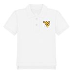 West Virginia University Cavaliers Baby and Toddler Polo Shirt White