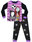 Disney The Nightmare Before Christmas Pyjamas | Jack Skellington Girls Pyjamas | Tim Burton Merchandise | Purple 9-10 Years