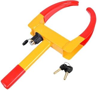 Wheel Lock Security Tire Clamp - Zone Tech Premium Quality Heavy Duty Anti- Theft Protective Vehicle Wheel Clamp